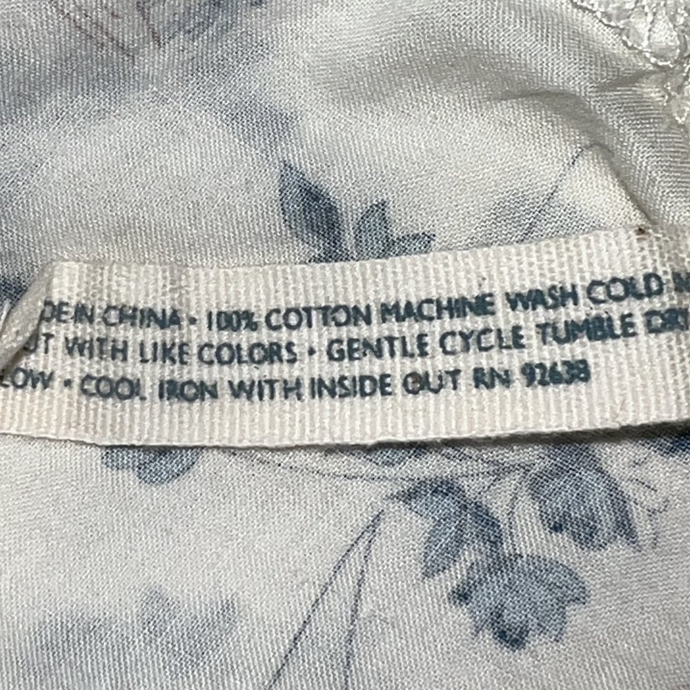 Fossil White & Cream Eiffel Tower Print Sleeveless Cotton Tank Top Size … - Picture 7 of 7